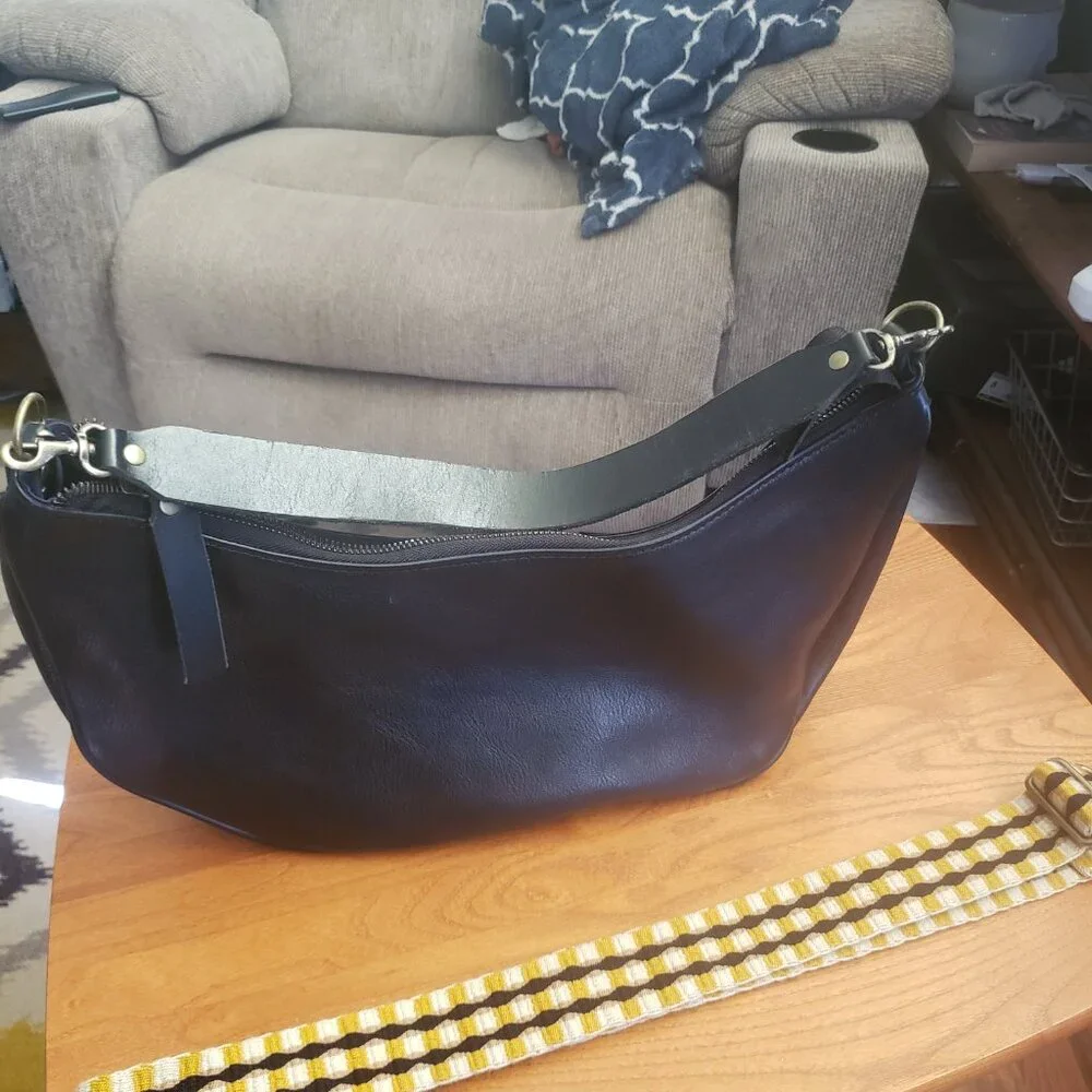 Parker Thatch Black Leather Luna with Retired woven strap - Picture 4 of 7